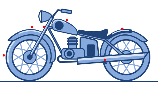 рисунок мотоцикла