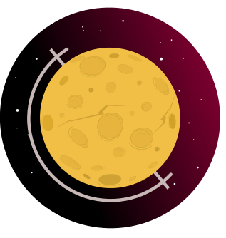 Глобус Луны в inkscape