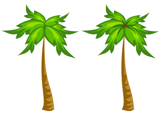 пальмы в векторе enascor.ru