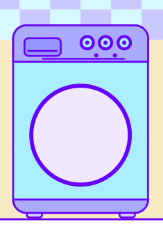 как нарисовать стиральную машину