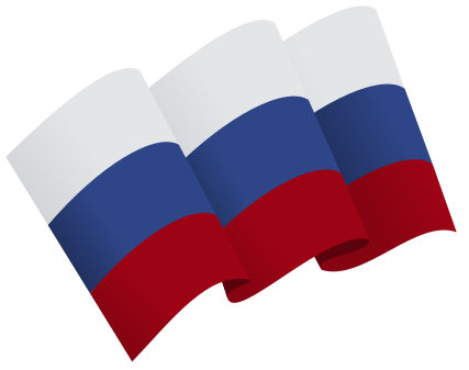 Флаг России в векторе