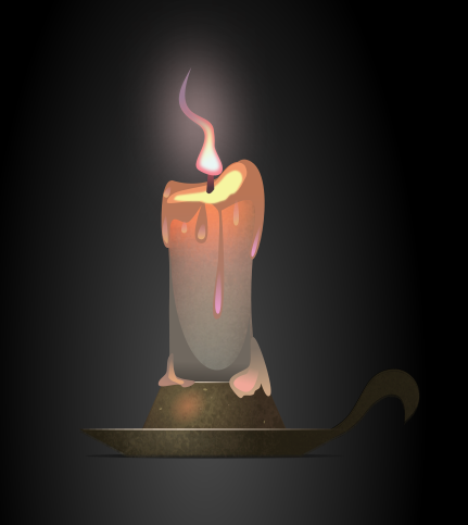 рисунок свечи enascor-ru