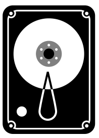 SVG иконка жесткого диска