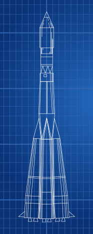 blueprint ракета Восток 1