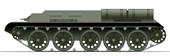 рисунок танка Т-34