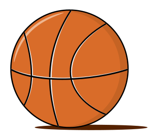 баскетбольный мяч рисунок