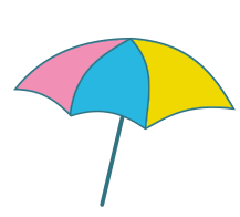 зонтик вектор