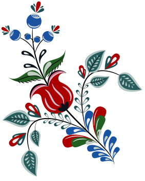 уфтюжская роспись цветок