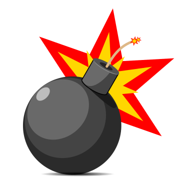 как нарисовать бомбу в inkscape 