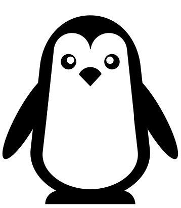 как нарисовать пингвина с помощью inkscape