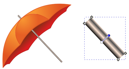зонт рисунок