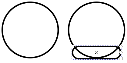 круги и прямоугольники в inkscape
