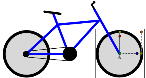 рисуем велосипед