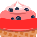 Рожок с мороженым в inkscape